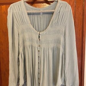 Bohemian long sleeve top